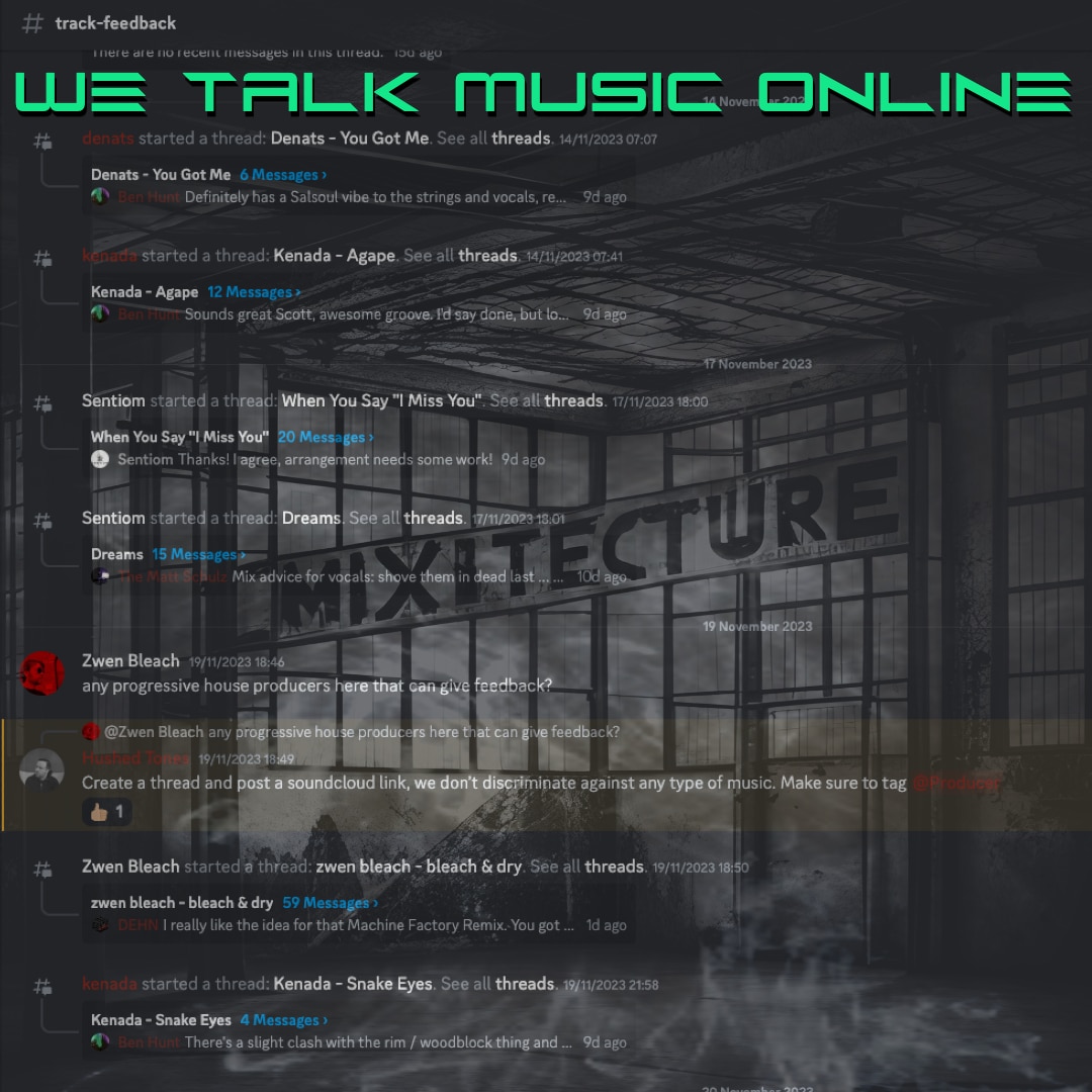 Read more about the article We Talk Music Monthly Newsletter – December 2023