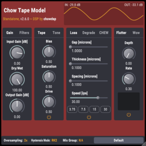 Read more about the article Free Plugin: Physical Modeling for Analog Tape Machines