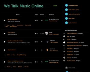 Read more about the article We Talk Music Online Embraces the Power of Forums for a Deeper Connection and Creative Expression