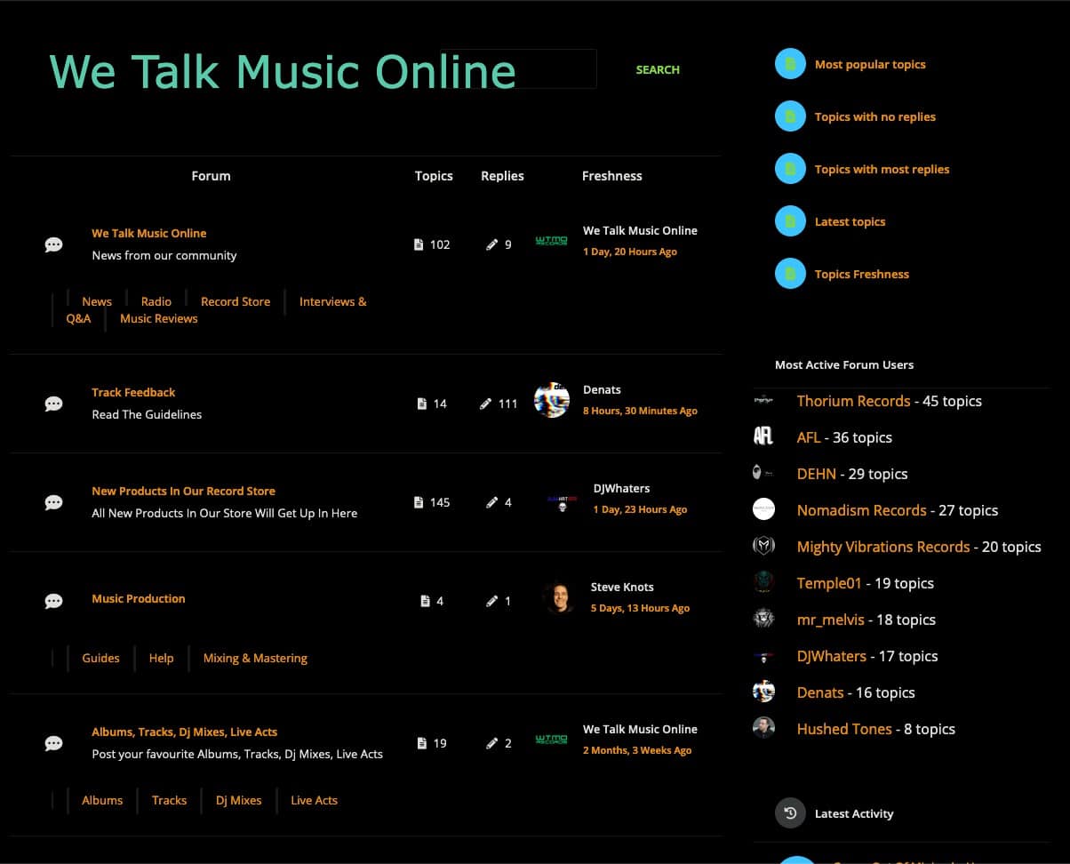 Read more about the article We Talk Music Online Embraces the Power of Forums for a Deeper Connection and Creative Expression