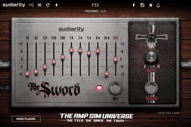 Read more about the article Free Plugin: THE SWORD Analog Modeled EQ Boost